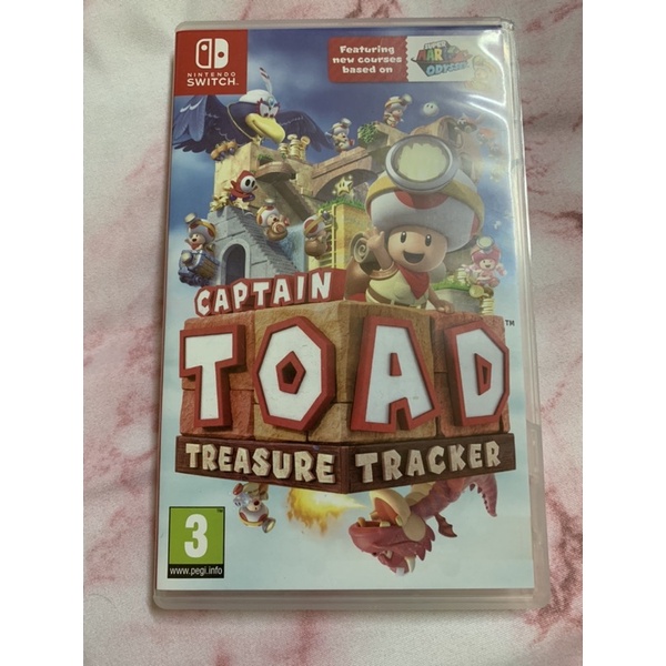 (พร้อมส่ง!!) แผ่นเกม nintendo switch Captain toad treasure tracker มือสอง