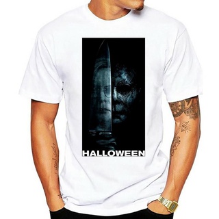 เสื้อยืดผ้าฝ้ายพิมพ์ลายขายดี เสื้อยืด พิมพ์ลาย Michael Myers ฮาโลวีน