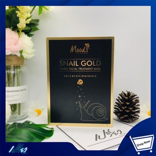 Moods Snail Gold Mask (MO044) 38 ml. Moods Snail Gold Mask (MO044) 38มล. 1กล่องมี10 ซอง