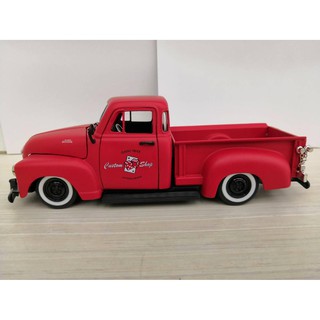 โมเดลรถยตน์ 1953 Chevrolet 3100 Pick up Truck Red 1 /24