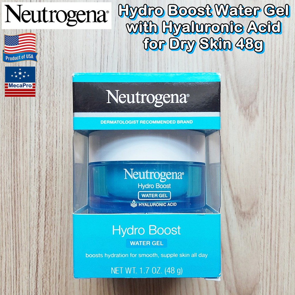 Neutrogena® Hydro Boost Water Gel with Hyaluronic Acid for Dry Skin 48g นูโทรจีนา ไฮโดร บูสท์ วอเตอร์ เจล