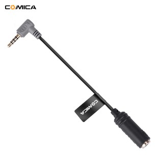 COMICA CVM-SPX Female 3.5mm Audio Cable Converter Microphone Cable Adapter for i