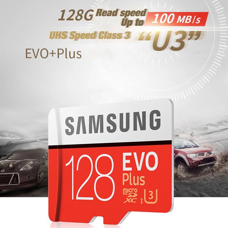 SAMSUNG Memory Card Micro SD  32GB 64GB 128GB SDHC SDXC Grade EVO+ Class 10 C10 UHS TF SD Card