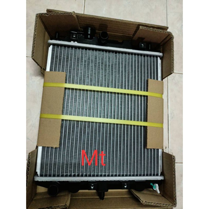 หม้อน้ำอลูมิเนียม+ฝาปิดหม้อน้ำ daihatsu mira  L200 kancil ใส่มิร่าl80บ้านเราได้(เกียร์ธรรมดา)แถมฝาหม