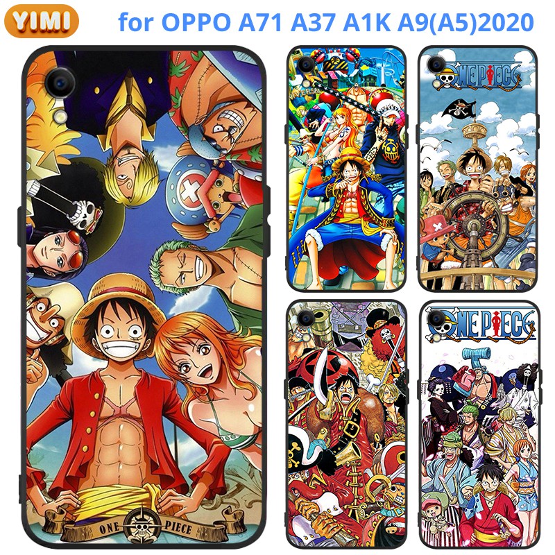 เคส OPPO A17 A77s A76 A96 A57 A77 A95 A74 2021 A15 A16 A16K A15S A53 A33 2020 โทรศัพท์มือถือแบบนิ่ม ลายวันพีซ สําหรับ
