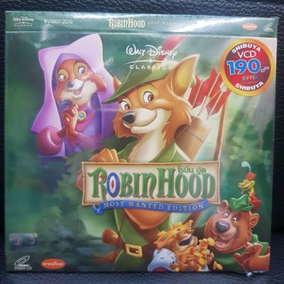 VCDหนัง โรบิ้น ฮู้ด ROBIN HOOD ฉบับ พากย์ไทย (MVDVCD190-โรบิ้นฮู้ด) cartoon การ์ตูน ดิสนีย์ disney PIXAR MVD หนัง