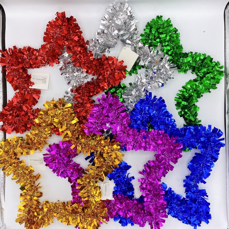 สายรุ้งลายดาว ของปีใหม่ ตกแต่งคริสต์มาส มี6สี