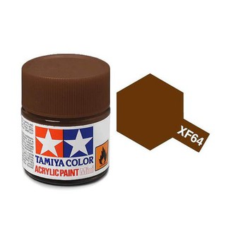 สีสูตรน้ำทามิย่า Tamiya Acrylic XF64 Red Brown 10ml