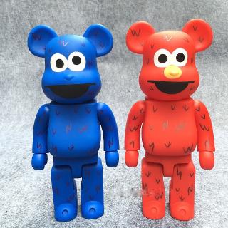 ของเล่นฟิกเกอร์ 400 % bearbrick Sesame Street x Elmo