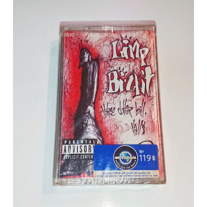 Cassette Tape เทปคาสเซ็ท​ Limp Bizkit​ -​ Three Dollar Bill, Y'all ซีล (1997)