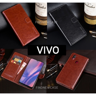 SALE ล้างสต๊อก🔥 เคสฝาพับ เคส ฝาพับ ฝาปิด VIVO Y30 Y50 Y31 Y91 Y91i Y95 Y71 Y11 S1pro Y35 V7 V7plus V11 V17 V15 เคสหนัง