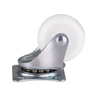 SWIVEL CASTER WHEEL 1.25" FITT 192030 POLYPROPYLENE WHITE ลูกล้อ POLYPROPYLENE WHITE FITT แป้นหมุน 1.25 นิ้ว 192030 ลูกล