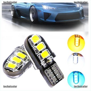 ☑️พร้อมส่ง หลอดไฟซิลิกา LED T10 W5W 12-SMD 2835 สีขาว