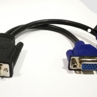 สาย DMS 59 Pin to Y DVI / VGA (ออก 2 วีจี หรือ 2 ดีวีไอ ) สายยาว 30 ซม.