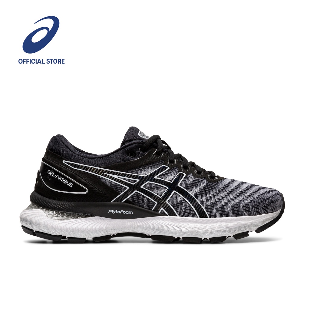 ASICS :  GEL-NIMBUS 22 WOMEN RUNNING ผู้หญิง รองเท้าวิ่ง ของแท้  WHITE/BLACK