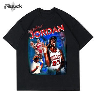 Michael JORDAN 23 / เสื้อยืดวินเทจ / โอเวอร์ไซซ์ ผู้ใหญ่ ผู้ชาย ผู้หญิง &amp; เด็ก เสื้อผ้า / เสื้อยืดแร็ป หวี ผ้าฝ้าย ยุค 3