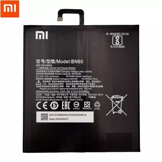 แบตเตอรี่สำหรับ Xiaomi BN60 Xiaomi Pad 4 6010mAh +ฟรีเครื่องมือ