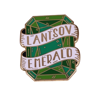 Lantsov Emerald Pin เข็มเคลือบสําหรับหนังสือ