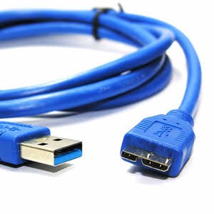 สาย Usb 3.0 เป็น micro b 1 เมตร / USB3.0 เป็น MICRO B CABLE 1M / สาย HARDISK 1 เมตร / สาย MICRO B 1M