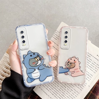 เคส Oppo Realme C35 C31 C11 C21Y C21 C20 C17 C15 C12 C11 2021 C2 เคส Realme 5 5i 6i 7i 8i 9i Realme 7Pro Narzo 30A 20A 50i เคสโทรศัพท์มือถือ ซิลิโคนใส ลายการ์ตูนน่ารัก