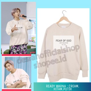 เสื้อกันหนาว พิมพ์ลาย BASIC KPop BTS rap Monster FEAR OF GOD dtf