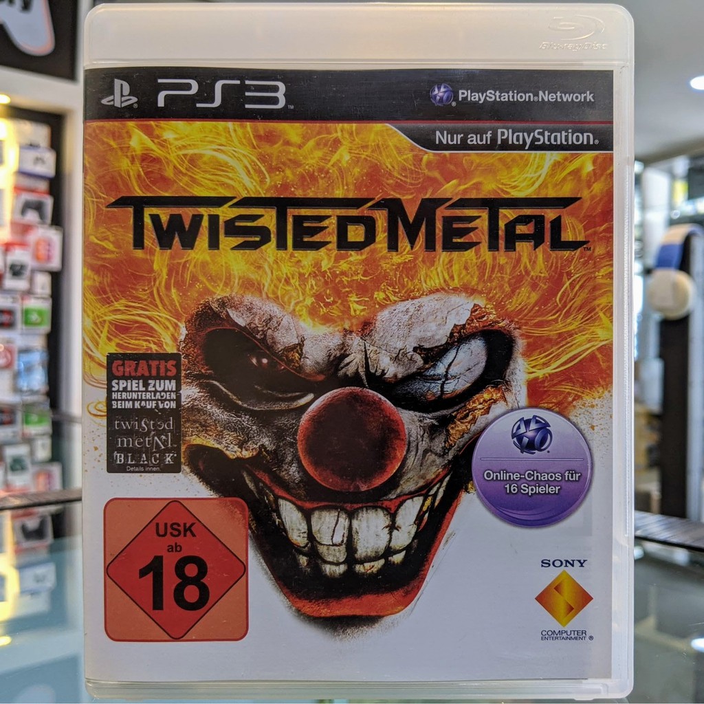 (ภาษาอังกฤษ) มือ2 Twisted Metal แผ่นเกมPS3 แผ่นPS3 มือสอง (เล่น2คนได้)