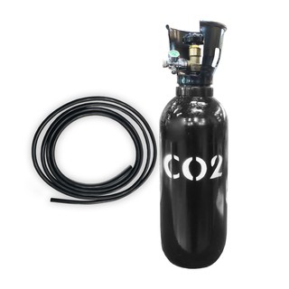 UMEGA ชุดถัง CO2 ขนาด 1คิว (มือ 2) พร้อมเรกูเลเตอร์&amp;สาย 1 เมตร D1600 (พร้อมCO2เต็มถัง,สำหรับต้นไม้น้ำ)