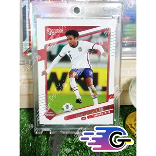 การ์ดนักฟุตบอล  2021-22 Panini Donruss Soccer Road To Qatar Base Card #167 weston mckennie