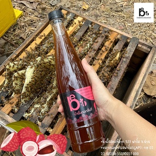 BeeBoo น้ำผึ้งสดแท้ ดอกลิ้นจี่ 1,000 กรัม 137 ฟาร์มผึ้ง ผ่านมาตรฐานฟาร์มผึ้ง น้ำผึ้งแท้ น้ำผึ้งเดือนห้า