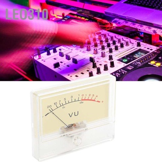 Leo310 T‑90 High Accuracy DB Amplifier Level VU Meter Header with Light Bulb Audio Device Accessory