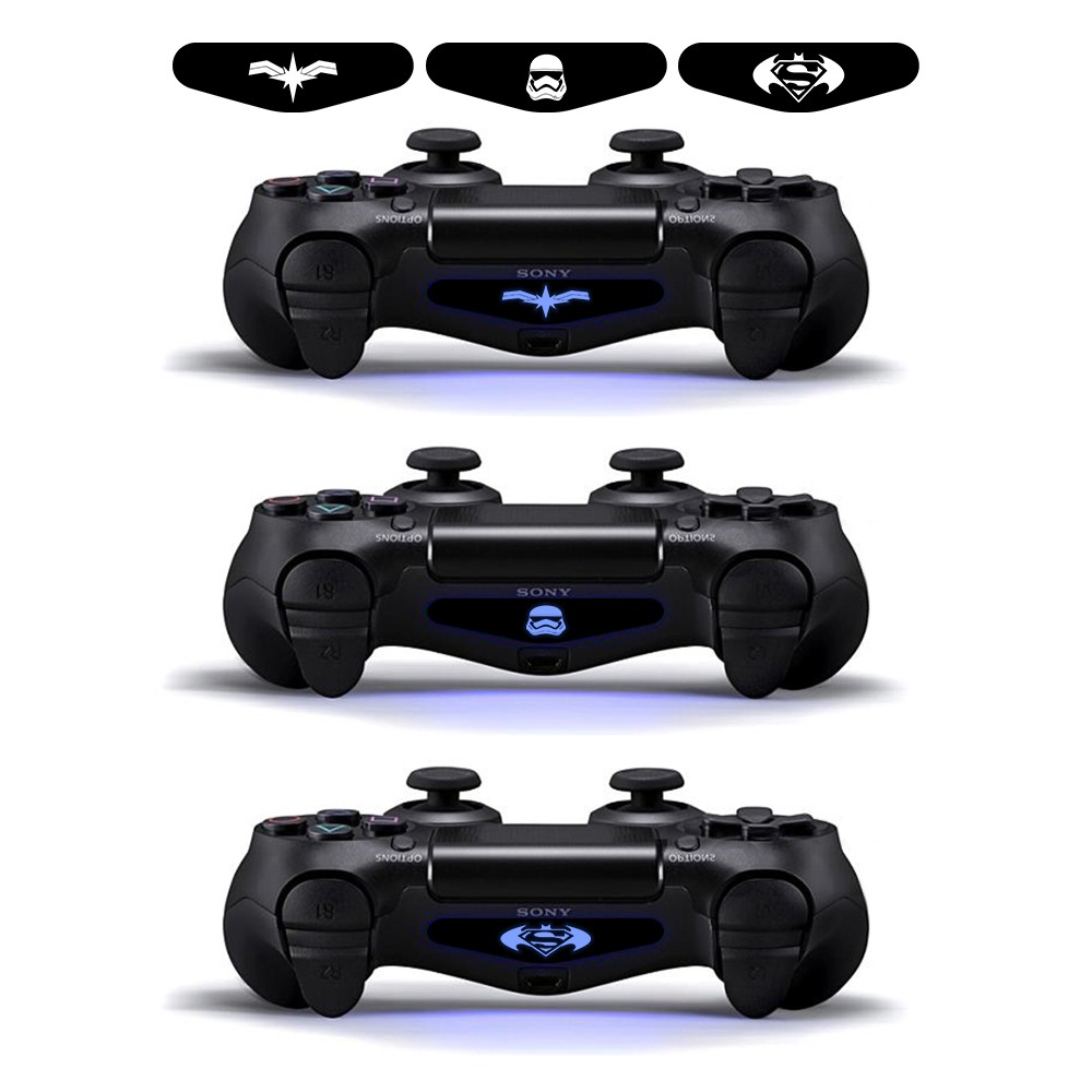 สติกเกอร์บาร์ไฟ LED สําหรับจอย PS4 (4 ชิ้น 9 ชิ้น 48 ชิ้น)