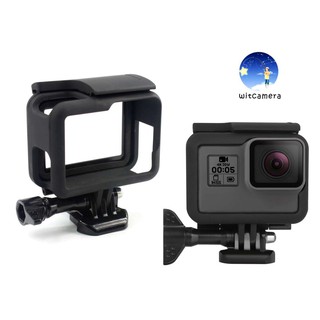 Frame for GoPro Hero 7/6/5 Housing Border Protective Shell Case with Quick Pull Movable Socket and Screwกรอบ Hero 7/6/5
