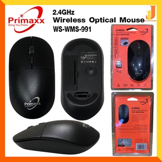 Primaxx เม้าส์ไร้สาย 2.4 Wireless Optical Mouse รุ่น WS-WMS-991