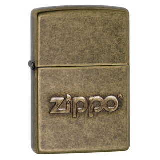 Zippo ﻿28994 Zippo Stamp Antique Brass ของแท้ Made in USA