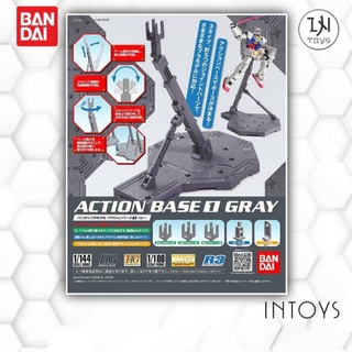 BANDAI - Action Base 1 Gray​ (Display) ( MG-HG-RG 1/100-1/144-SD ) (Gundam Plastic Kits) @ INTOYS ​KORAT​