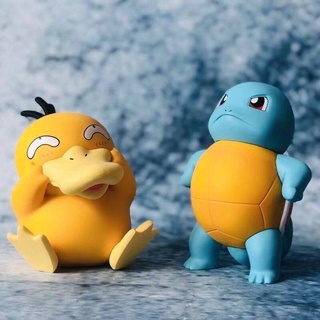 Yyds โมเดลฟิกเกอร์ Pokemon Psyduck Squirtle ของเล่น ของสะสม สําหรับเด็ก ตกแต่งบ้าน