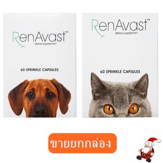 RenAvast       อาหารเสริมบำรุงไตแมว บำรุงไตสุนัข  1กล่องมี60เม็ด