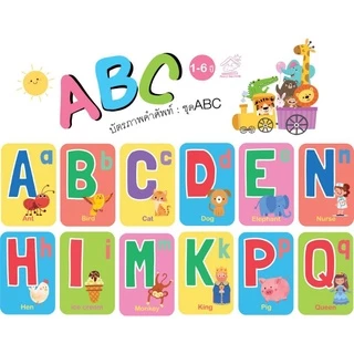 ครบ 7 ชุด บัตรภาพคำศัพท์ บัตรภาพ แฟลชการ์ด #สัตว์ #ผลไม้ #ผัก #ABC #กขค #ตัวเลข #ยานพาหนะ+สี #flashcard