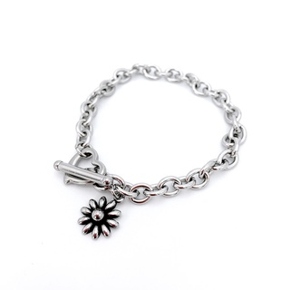 🇰🇷byyum🇰🇷Handmade products in Korea [Daisy Heart surgical steel Bracelet]