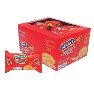 แมคไวตี้ส์ ไดเจสทีฟ บิสกิตโฮลวีท 32.5กรัม ยกแพ็ค 12ซอง MCVITIES DIGESSIVE MINIS