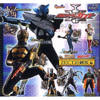 กาชาปอง มดแดง มาสค์ไรเดอร์ HG Kamen Rider 36 ~ZECT No Shikaku Hen~ Gashapon (Set of 7)