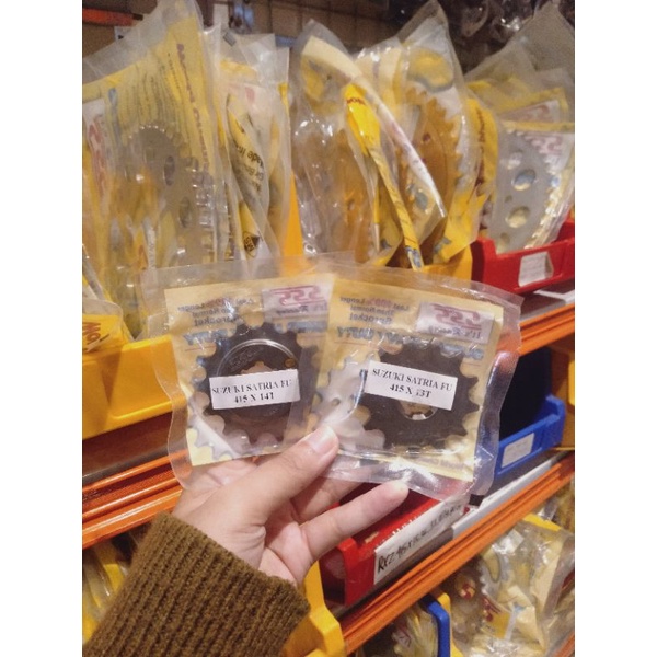 เกียร์หน้า SSS บาง 415 Satria FU 4-Stroke 2-Stroke