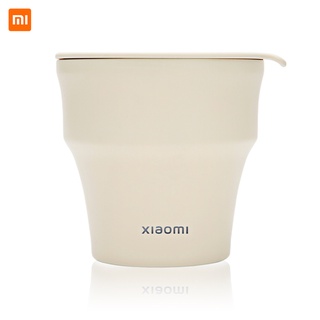 Xiaomi แก้วกาแฟสแตนเลสพร้อมฝาปิดขนาดพกพา