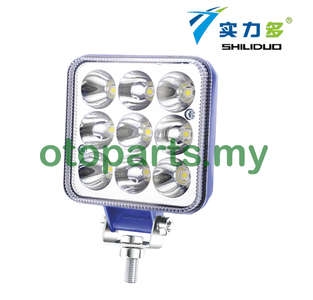 SHILIDUO LED Spot Light Square 4" 9LED สําหรับ 4x4 / รถบรรทุก / รถบรรทุก / รถบรรทุก / เรือ / รถยก SD