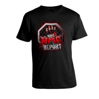 ขายดี!เสื้อยืด แบบนิ่ม พิมพ์ลาย The Mma Report Cage Fighter เหมาะกับใส่ออกกําลังกาย สําหรับผู้ชายS-5XL