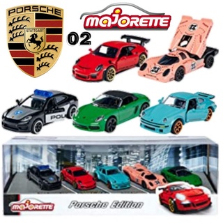 รถ มาจอเร็ต majorette model car Porsche gift pack 5 pcs รวม รถเหล็ก ปอร์เช่ กล่อง 5 คัน scale 1:64 mawintoys