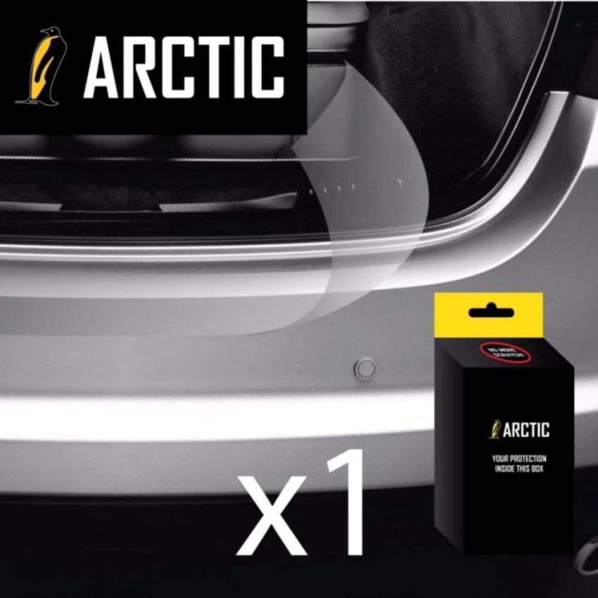 ARCTIC ฟิล์มกันรอยขอบฝาท้ายรถยนต์ UP SIZE (ขนาดกว้าง 12 ซม ยาว 150ซม จำนวน 1ชิ้น)