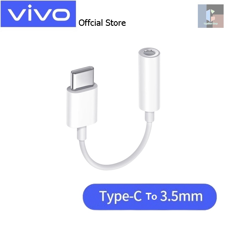 Vivo ตัวแปลงหูฟัง Type-C To 3.5MM. ตัวแปลงVivo หางหนูVivo ตัวต่อหูฟัง รุ่น V20Pro V21 V23 Y76 X50Pro