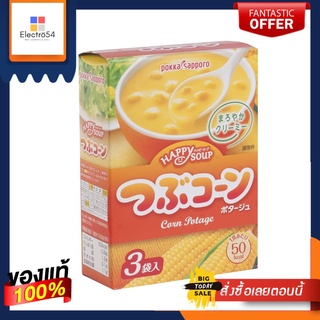 พอคคา ซัปโปโร แฮปปี้ ซุปคอร์น 37.8 ก.POKKA SAPPORO HAPPY SOUP CORN 37.8G.