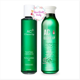 Etude House AC Clean Up Toner 200 ml. สำหรับผู้ที่มีปัญหาสิวและสิวอักเสบ